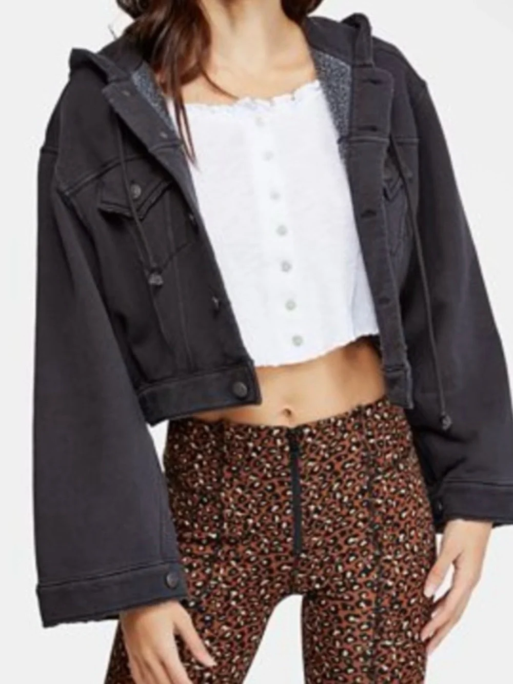 Free People - Dreamer Distressed Hoodie - Picture 6 of 13